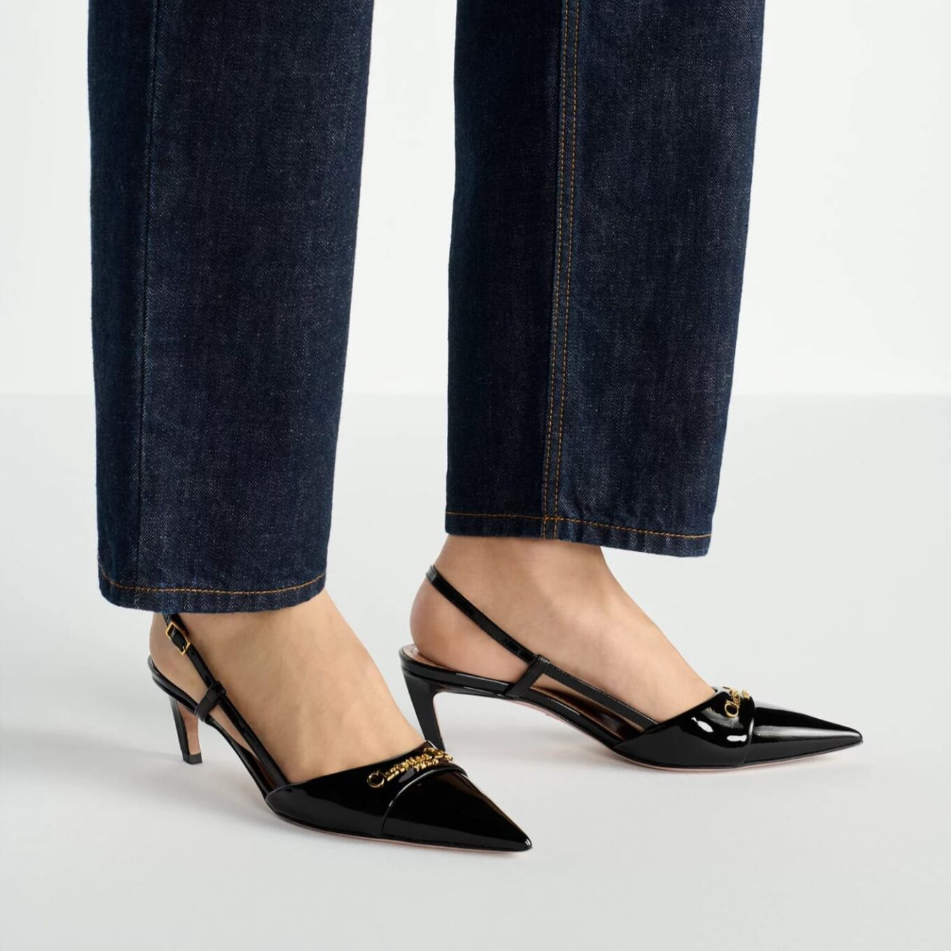 My Dior Black Slingback Pump