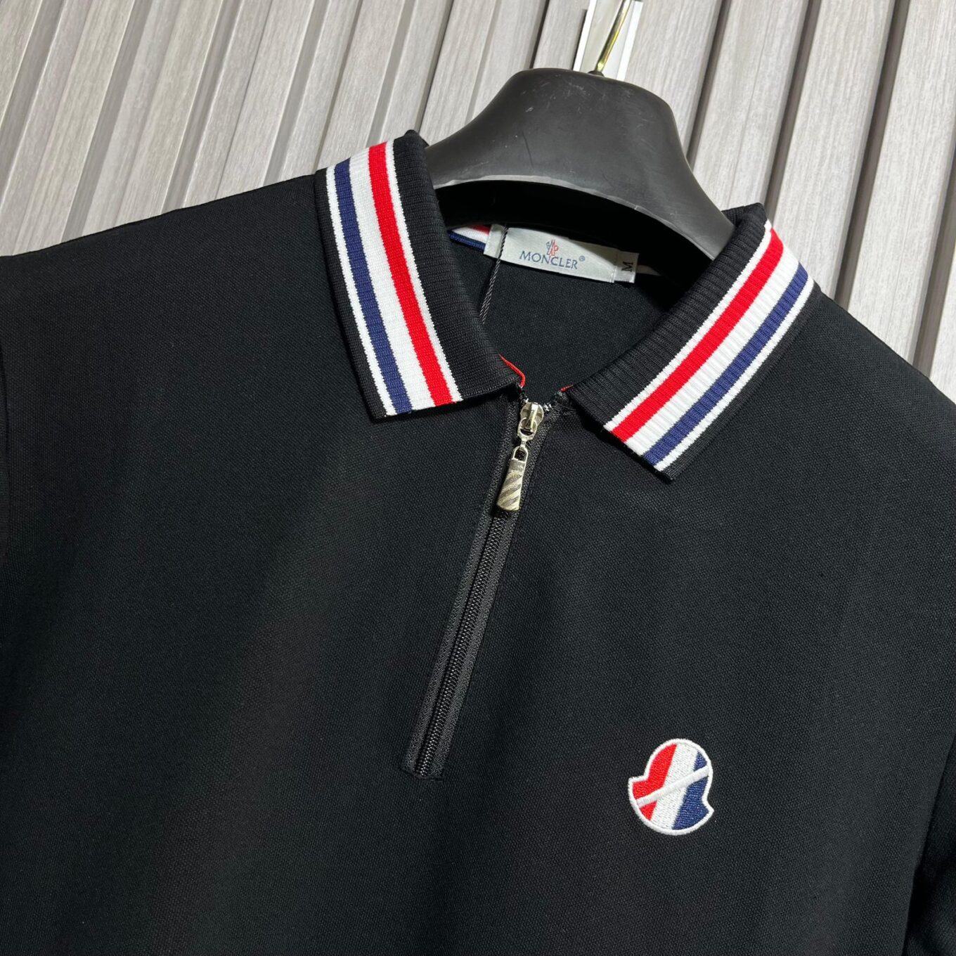 Moncler Black Polo Tshirt