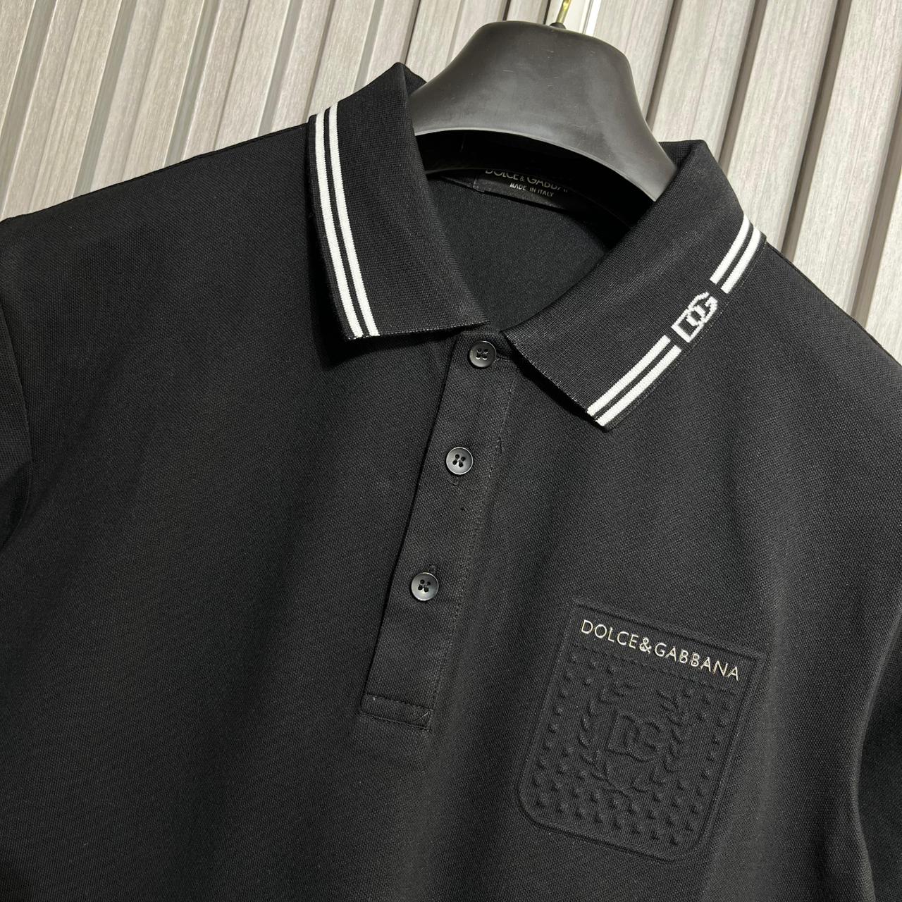 D&G Black Polo Tshirt