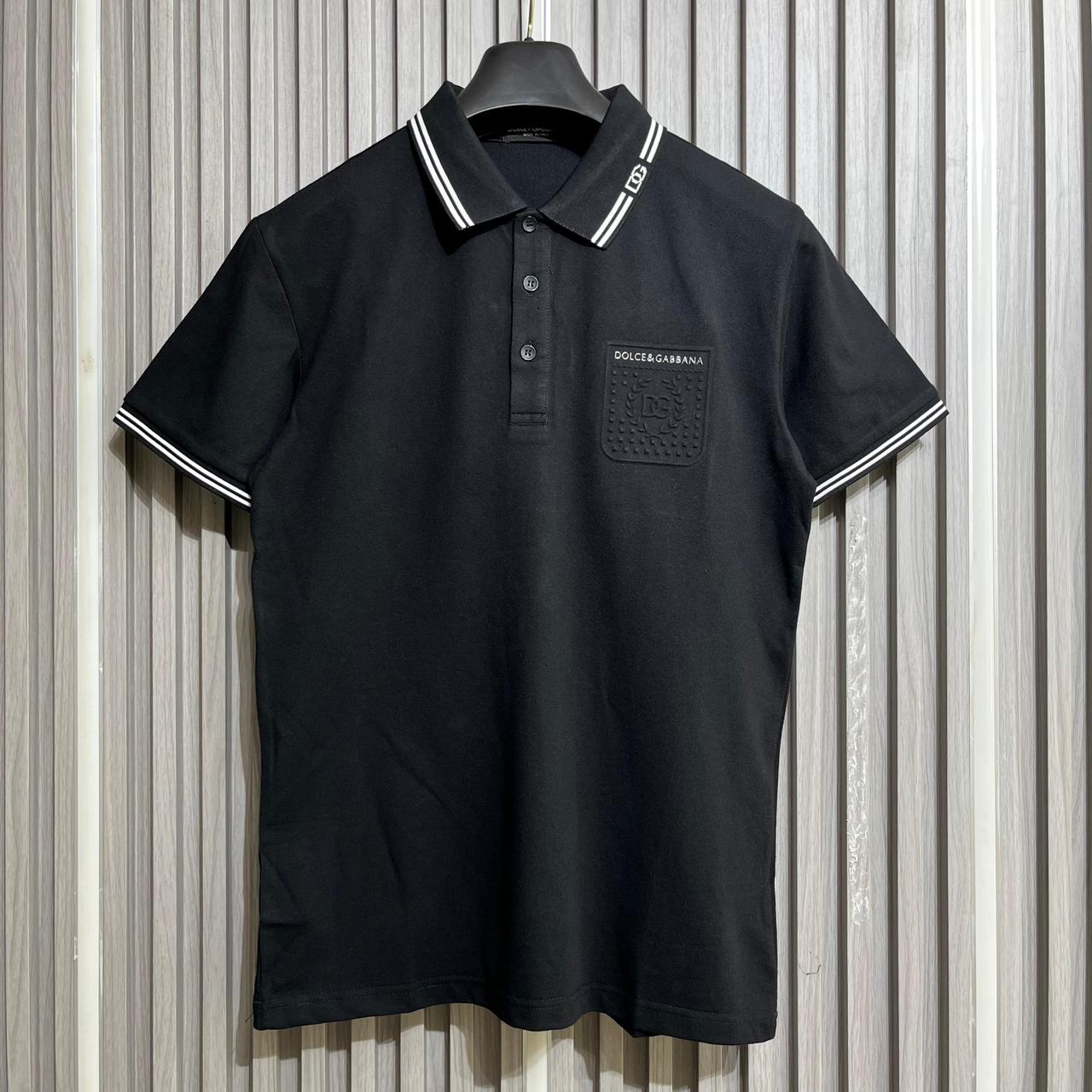 D&G Black Polo Tshirt