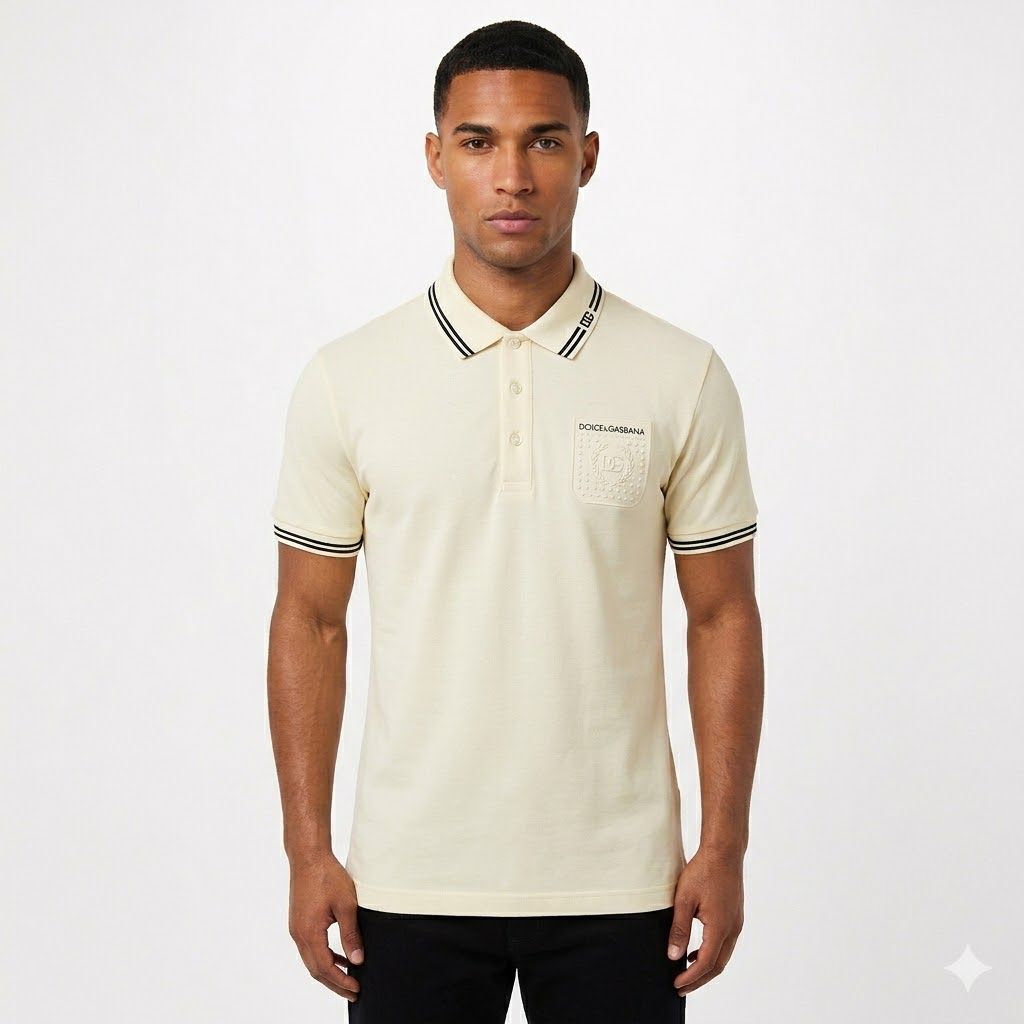 D&G Beige Polo Tshirt