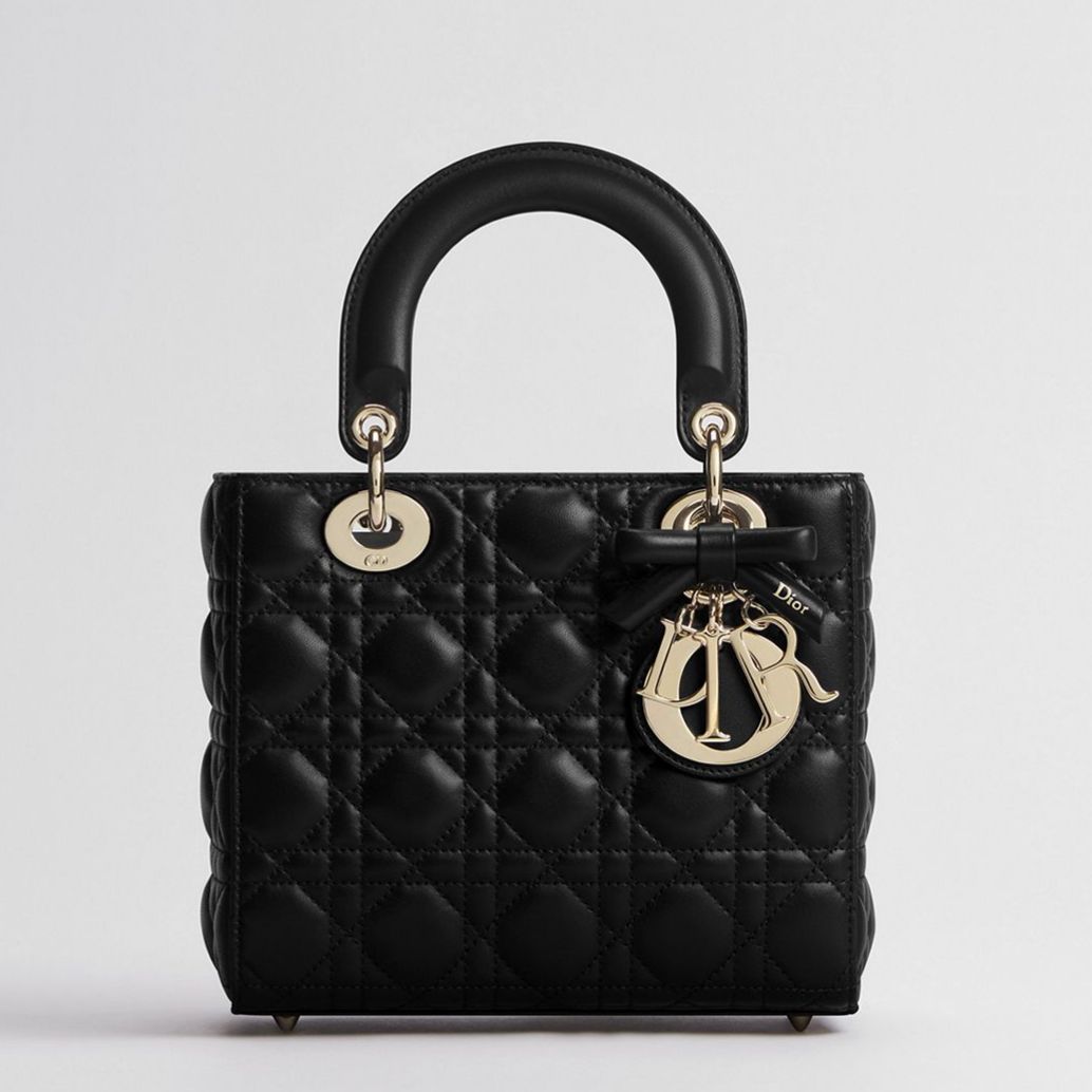 Dior Small Lady Dior Black Color Premium Handbag (With Double Box)