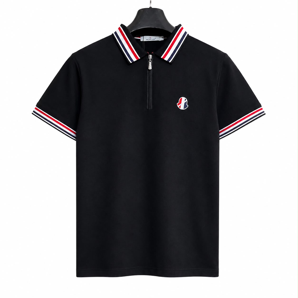 Moncler Black Polo Tshirt