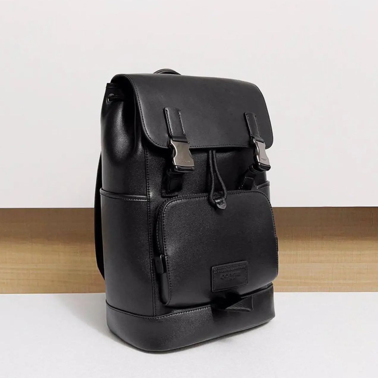 Coach Track Black Backpack
