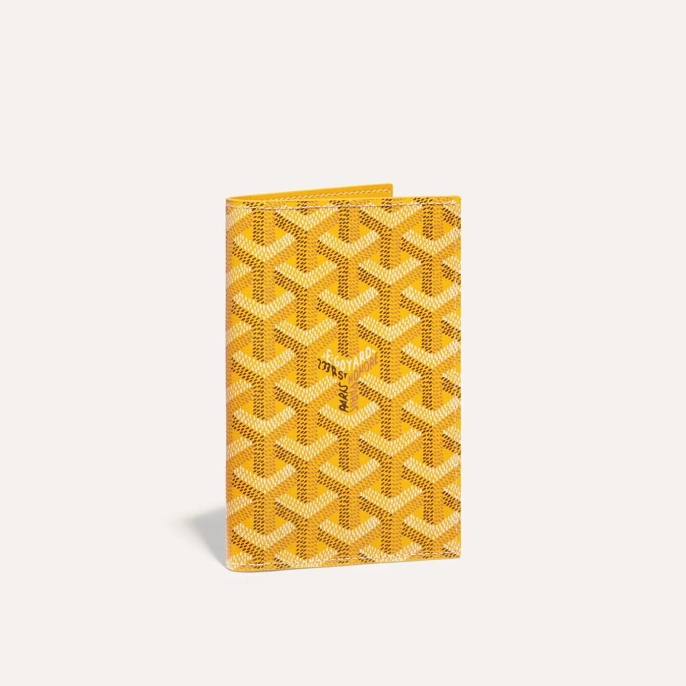 Goyard Grenelle Yellow Color Passport Holder