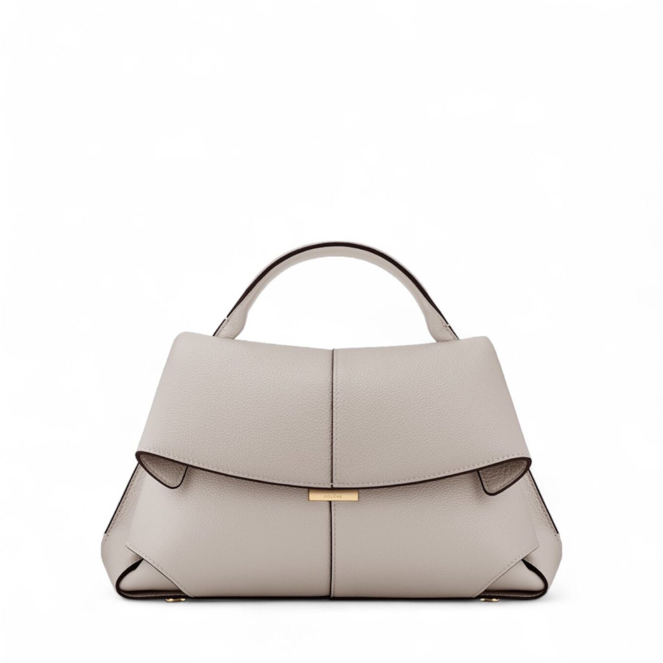 Polene Mokki Khaki Handbag (With Box)
