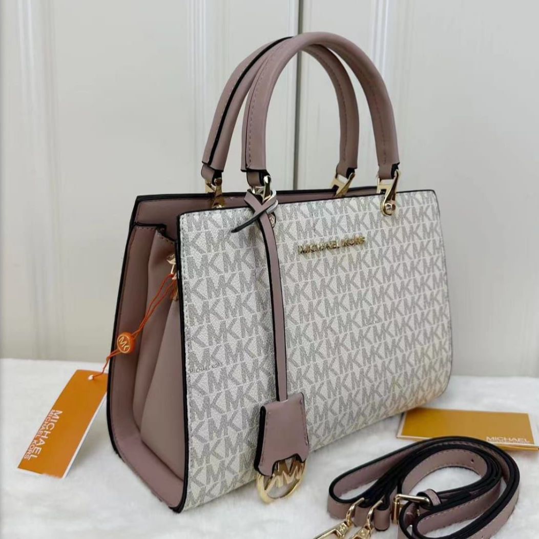 Michael Kors Marilyn Saffiano Beige pink Handbag