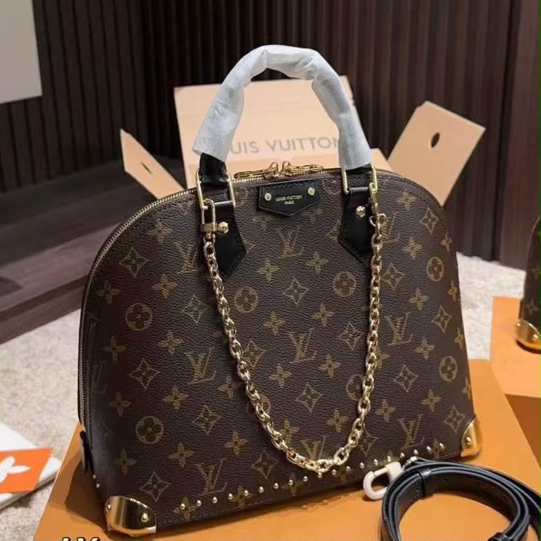 Louis Vuttion Alma Trunk PM Monogram Premium Handbag (Double Box Packing)