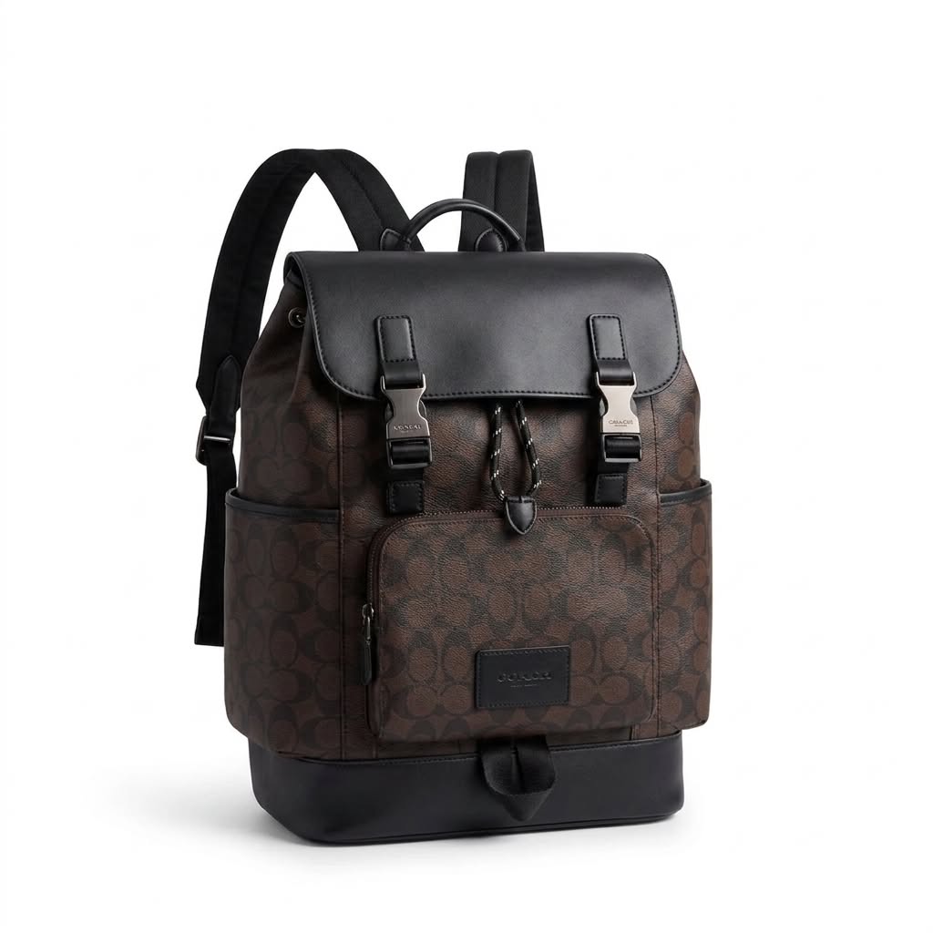 Coach Rivington Coffee Black Backpack