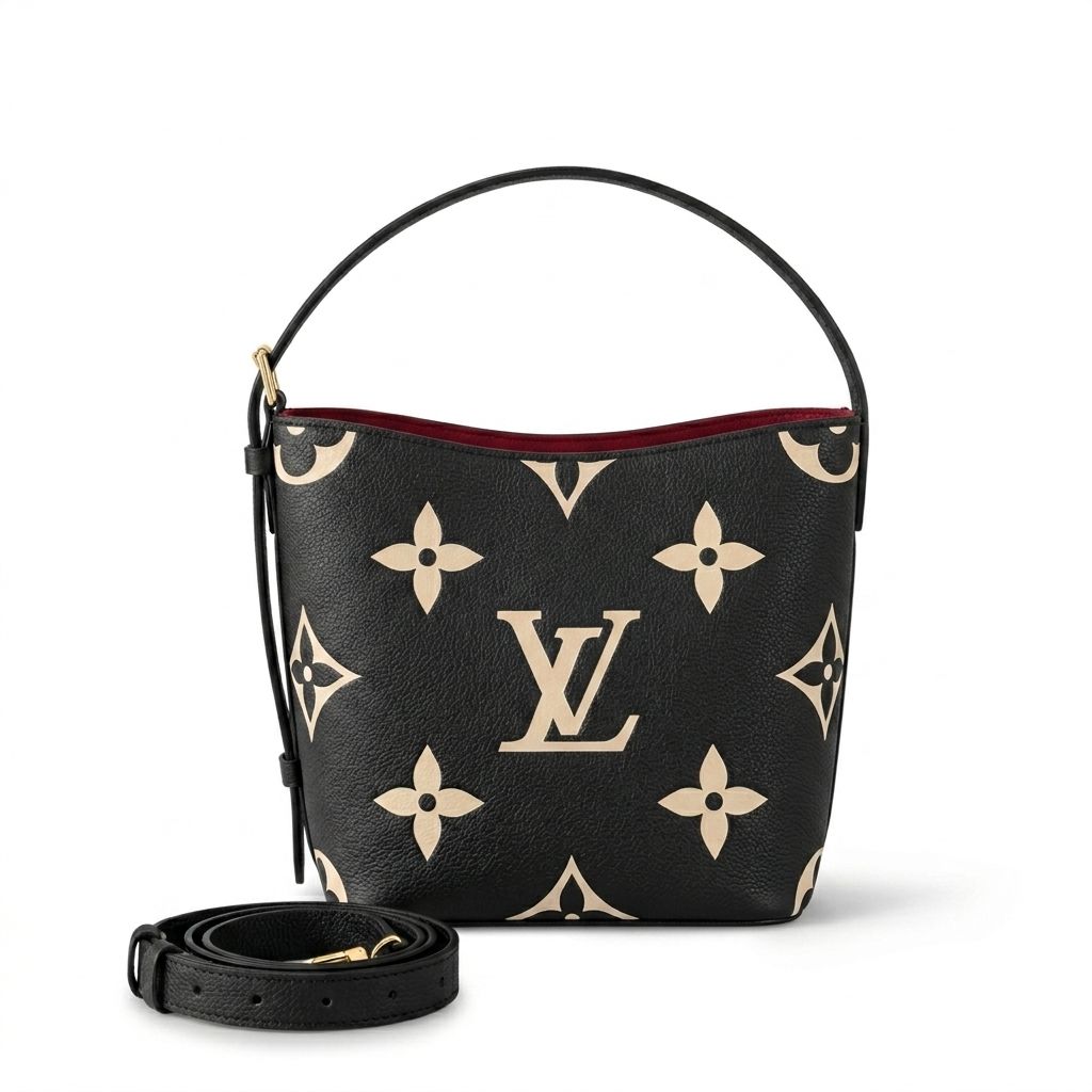 Louis Vuitton All In BB Black Handbag (With Box)