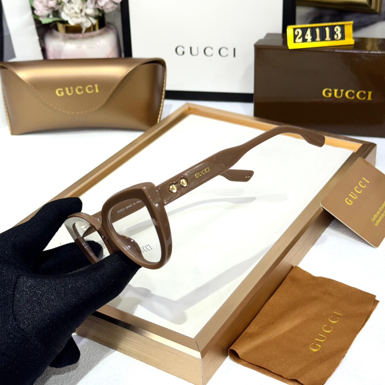 Gucci Cateye Nude Color Women’s Eyeglass
