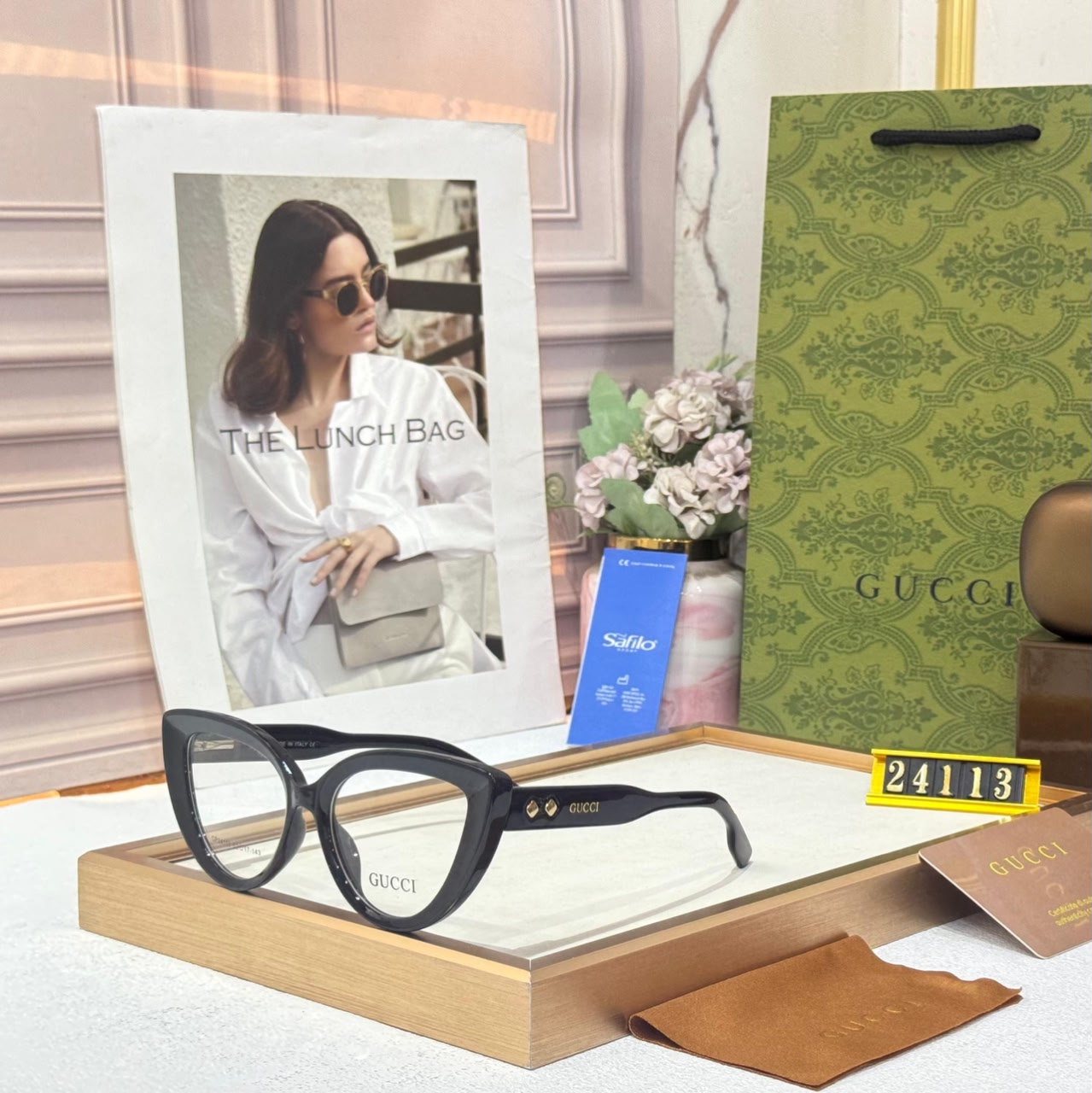 Gucci Cateye Black Color Women’s Eyeglass