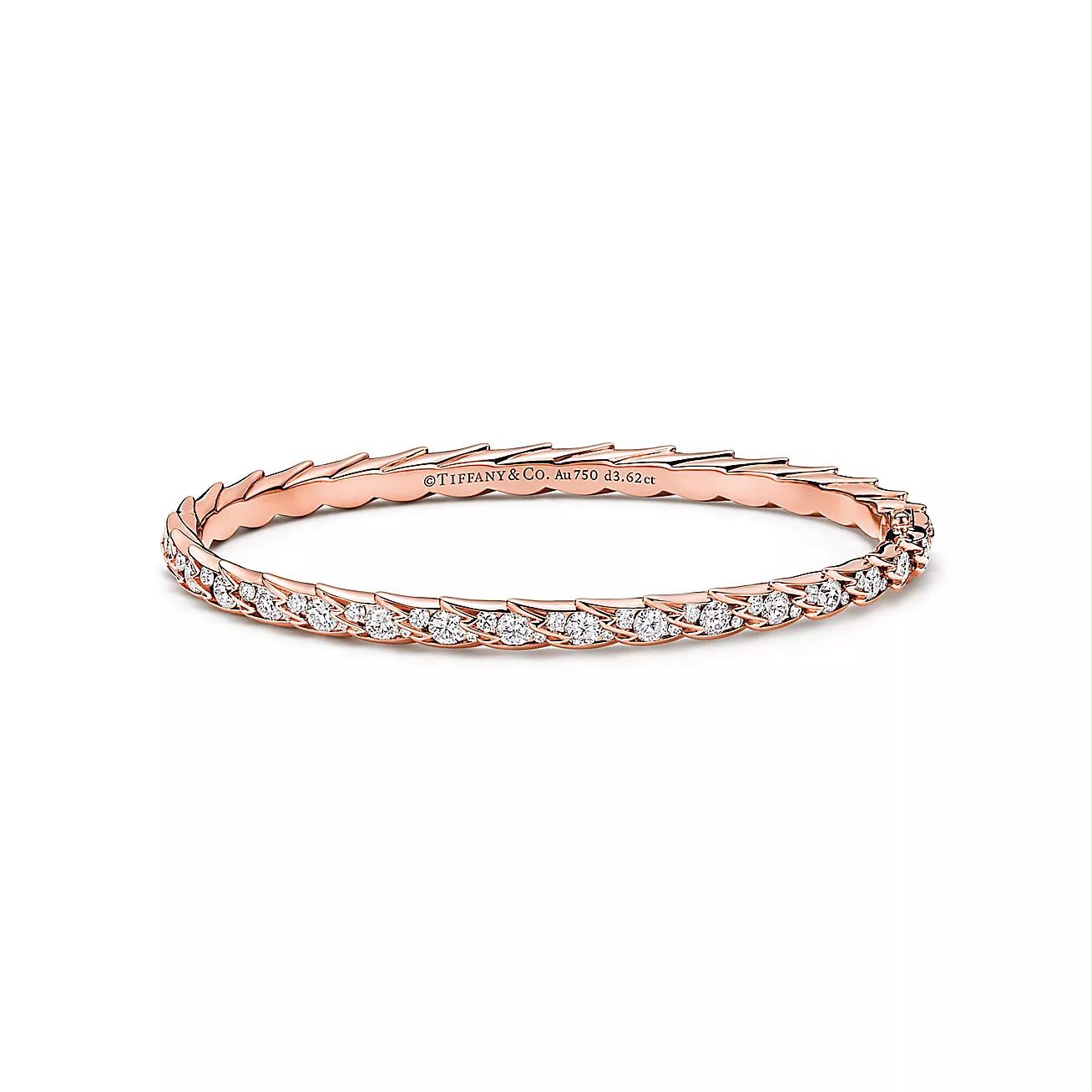 Tiffany Bird on a Rock Wings Bangle Bracelet