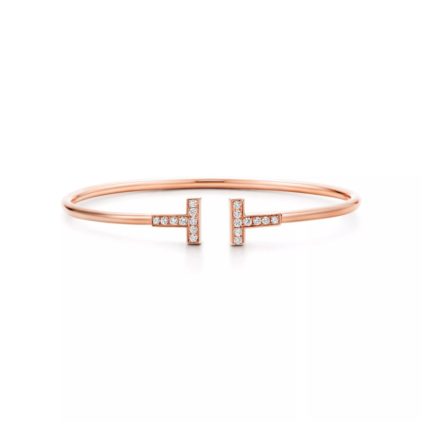 Tiffany T Wire Rose Gold Women’s Bracelet