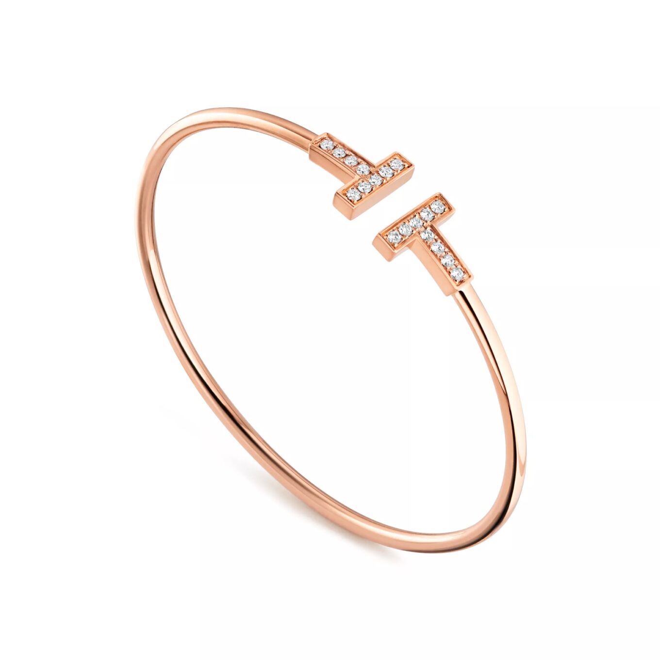Tiffany T Wire Rose Gold Women’s Bracelet