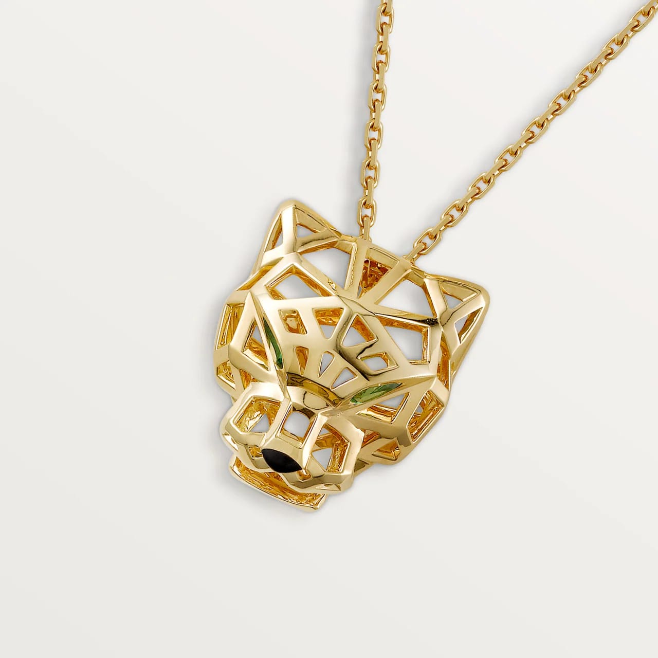 Cartier Panther Golden Pendant Necklace