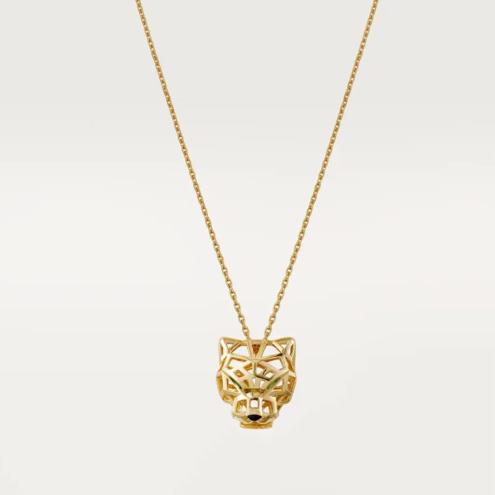Cartier Panther Golden Pendant Necklace
