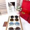 WhatsApp Image 2026-06-11 at 20.25.10 (1) Cartier Round Silver Frame Blue Gradient Sunglasses