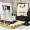 Chanel Cat-Eye Black & Beige Statement Edition Premium Sunglasses