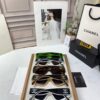 Chanel Cat-Eye Black & Beige Statement Edition Premium Sunglasses