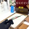 Gucci Polarized Square Black Frame with Signature Green & Red Sunglasses