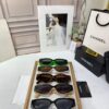 Chanel Cat-Eye Black & Beige Statement Edition Premium Sunglasses