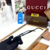 Gucci Polarized Square Matte Black Frame & Black Sunglasses