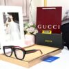 Gucci Square Black Acetate with Signature Green & Red Temples Edition Eyeglasses Frame