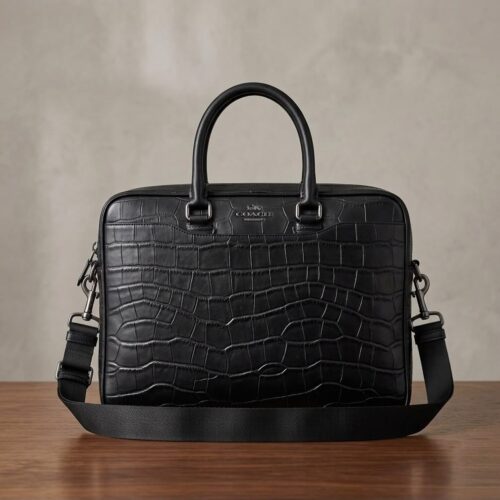 Coach Croco Premium Laptop Bag