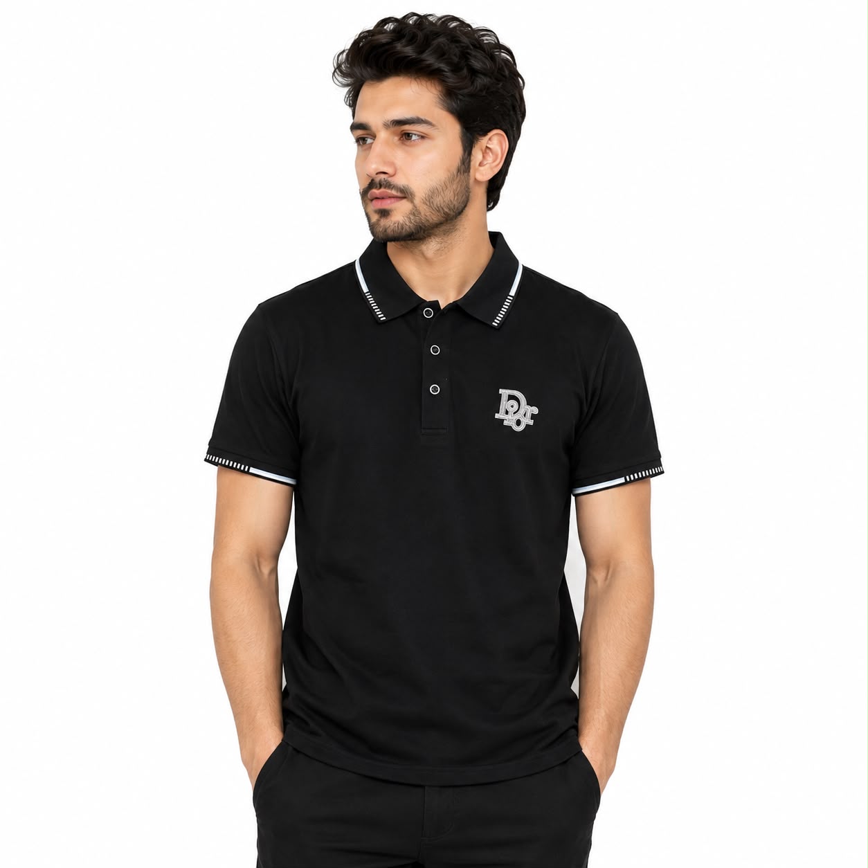 Dior Black Polo Tshirt