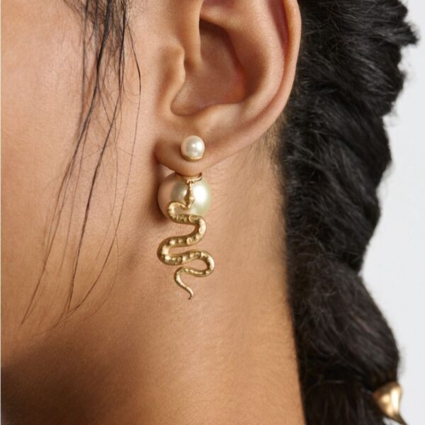 Dior Tribales Snake Charms Earring