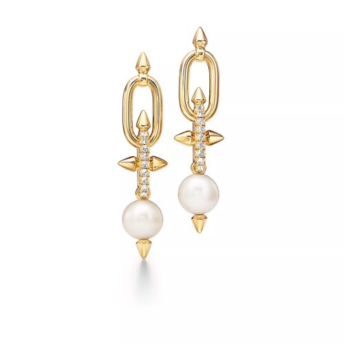 Tiffany Titan Pearl Earrings