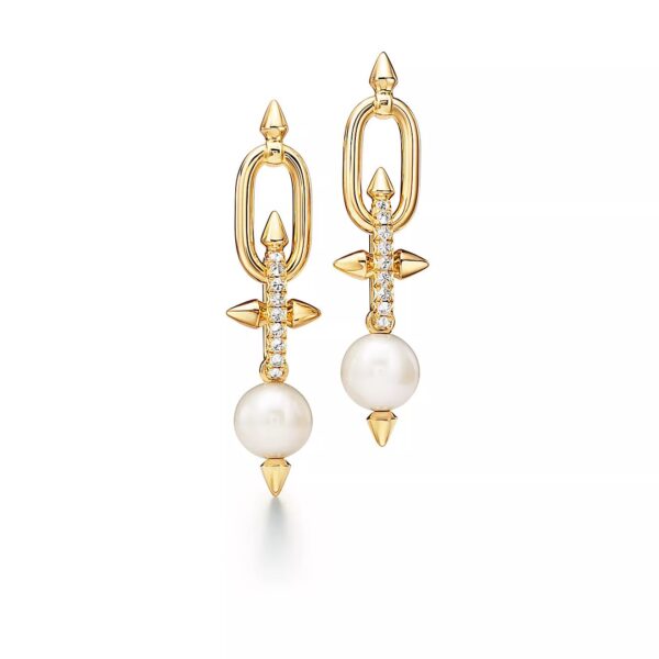Tiffany Titan Pearl Earrings