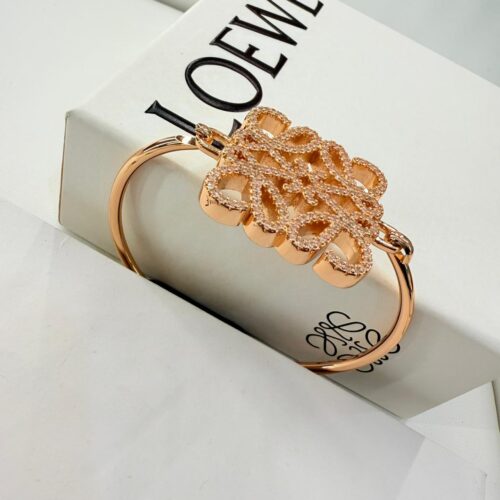Loewe Anagram Logo Rosegold Bracelet