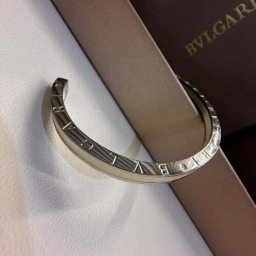 Bvlgari B.Zero1 Silver White Bracelet