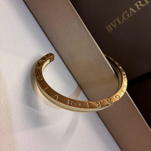 Bvlgari B.Zero1 Rosegold White Bracelet