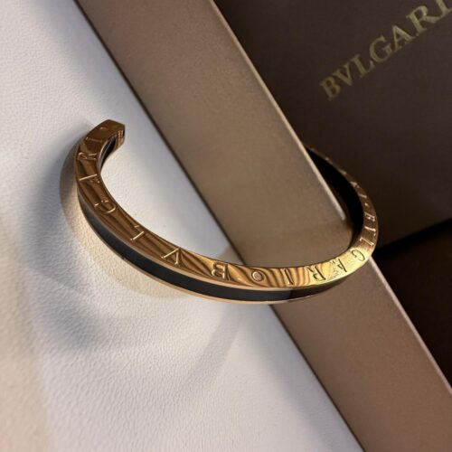 Bvlgari B.Zero1 Rosegold Black Bracelet