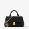 Louis Vuitton Black Embossed Nano Madeleine Bag (With Double Box Packaging)