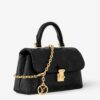 Louis Vuitton Black Embossed Nano Madeleine Bag (With Double Box Packaging)