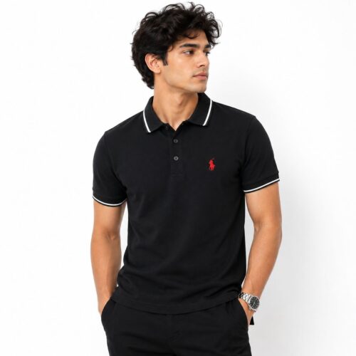 RL Black Polo Tshirt