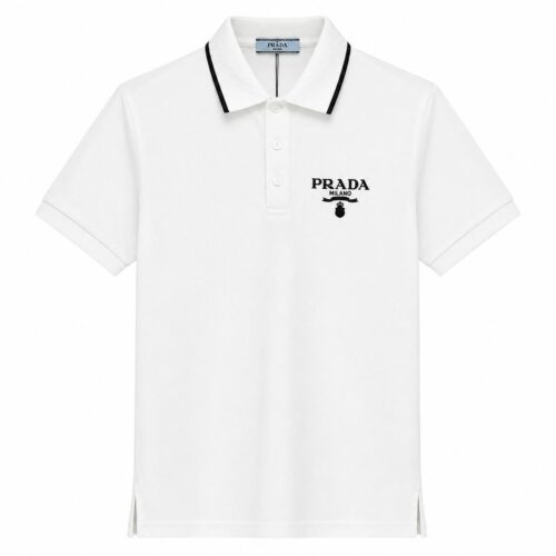 Prada White Polo Tshirt