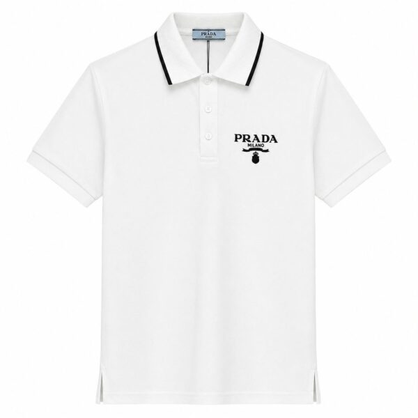 Prada White Polo Tshirt