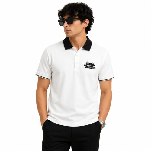 Louis Vuitton White Polo Tshirt
