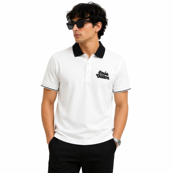 Louis Vuitton White Polo Tshirt