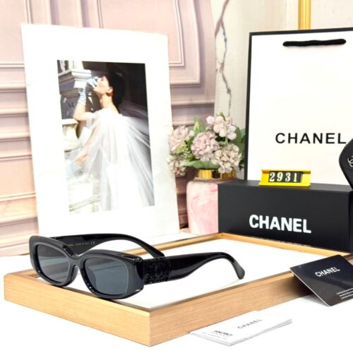 Chanel Square Full Black Women’s Sunglass