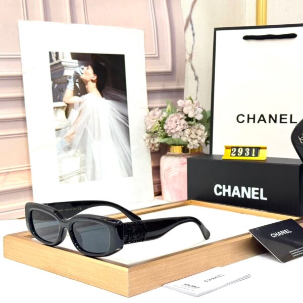 Chanel Square Full Black Women’s Sunglass