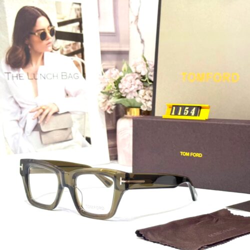 Tom Ford Olive Wayfarer Unisex Optical Frame