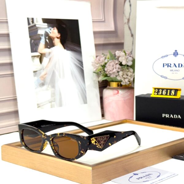Prada Leopard Rectangular Women’s Sunglass