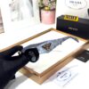 Prada Blue Marble Rectangular Women’s Sunglass