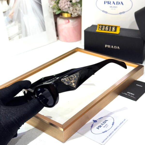 Prada Black Rectangular Women’s Sunglass